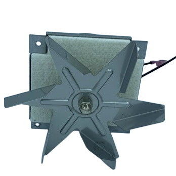 AC220 240V 50W มอเตอร์เหนี่ยวนำขั้วสีเทาสำหรับเตาอบและอุปกรณ์ระบายอากาศ