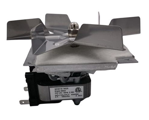 40W 0.38A AC เตาเผาไม้เตาเม็ดหมุนเวียนอากาศมอเตอร์เสาสีเทา