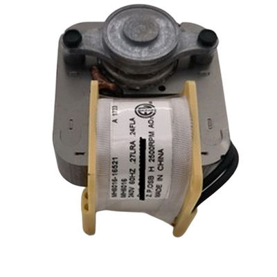 2.38&quot; 29W C เฟรมมอเตอร์ 0.24A 240VAC AC มอเตอร์ขั้วสีเทาเฟสเดียว รอบต่อนาที 2800