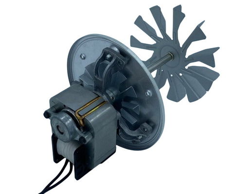 พัดลมเตาอบ พัดลมหมุนเวียนอากาศอุ่น Ac Shade Pole Motor 55W 0.4A With Long Shaft