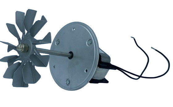 พัดลมเตาอบ พัดลมหมุนเวียนอากาศอุ่น Ac Shade Pole Motor 55W 0.4A With Long Shaft
