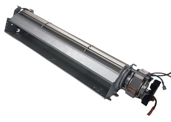 พัดลมโบลเวอร์ AC Cross Flow ขนาด 60 มม. พร้อมการไหลแบบลามิเนตแรงดันต่ำความเร็ว 3 ระดับ