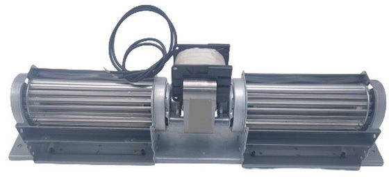 พัดลมโบลเวอร์ Cross Flow 58W Dual Squirrel Cage Blower ใบพัดขนาดเส้นผ่านศูนย์กลาง 45 มม