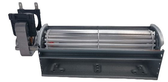 24W 0.36A พัดลมโบลเวอร์แบบ Cross Flow C กรอบมอเตอร์พัดลมเสาสีเทา 1700RPM