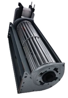 24W 0.36A พัดลมโบลเวอร์แบบ Cross Flow C กรอบมอเตอร์พัดลมเสาสีเทา 1700RPM